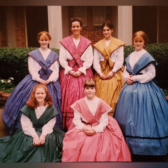 1860s Day Dress Handmade with 1860s Pattern and Instructions - Picture 15 of 16